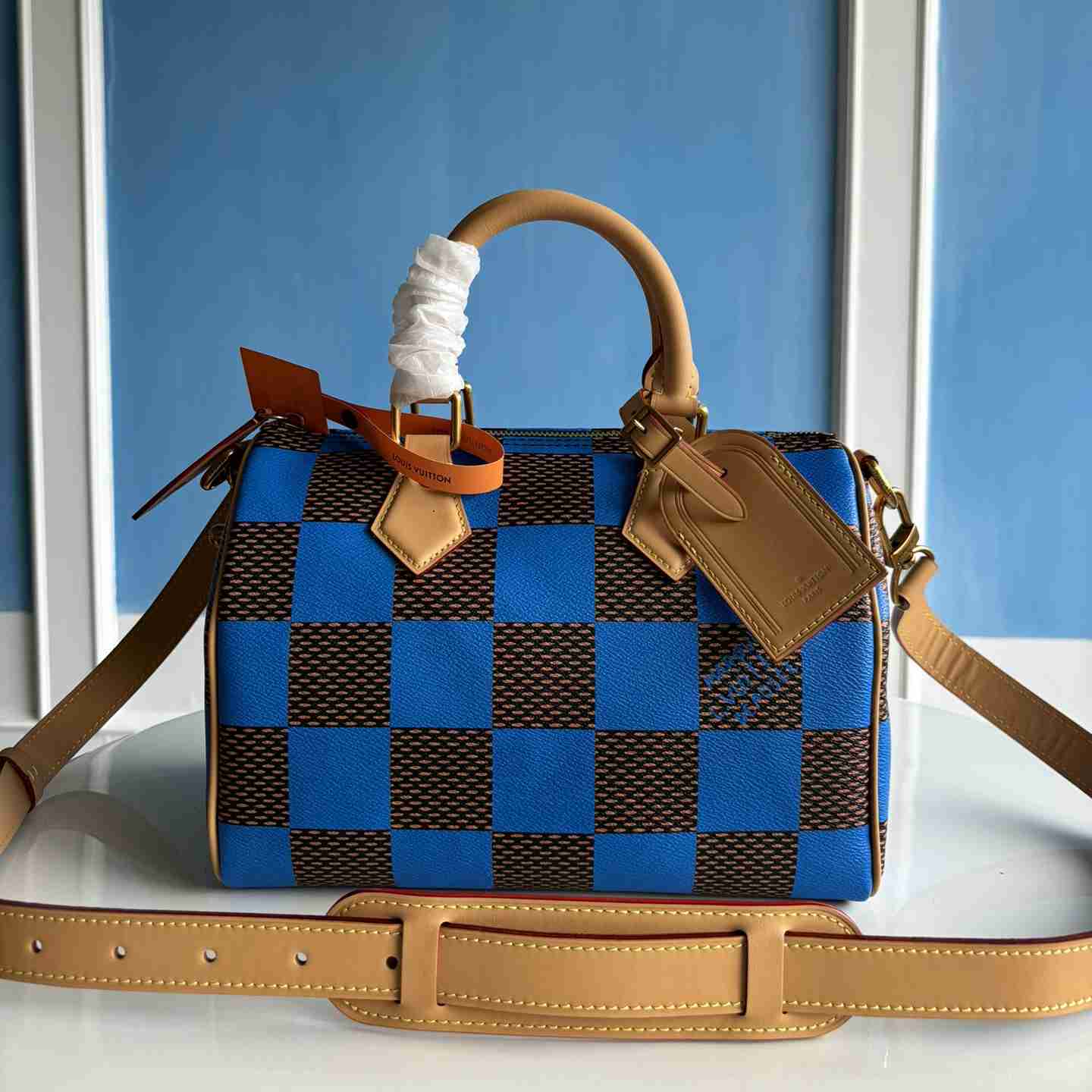 Louis Vuitton Speedy 25 Bandoulière Damier Pop   N40585 - FashionPlug