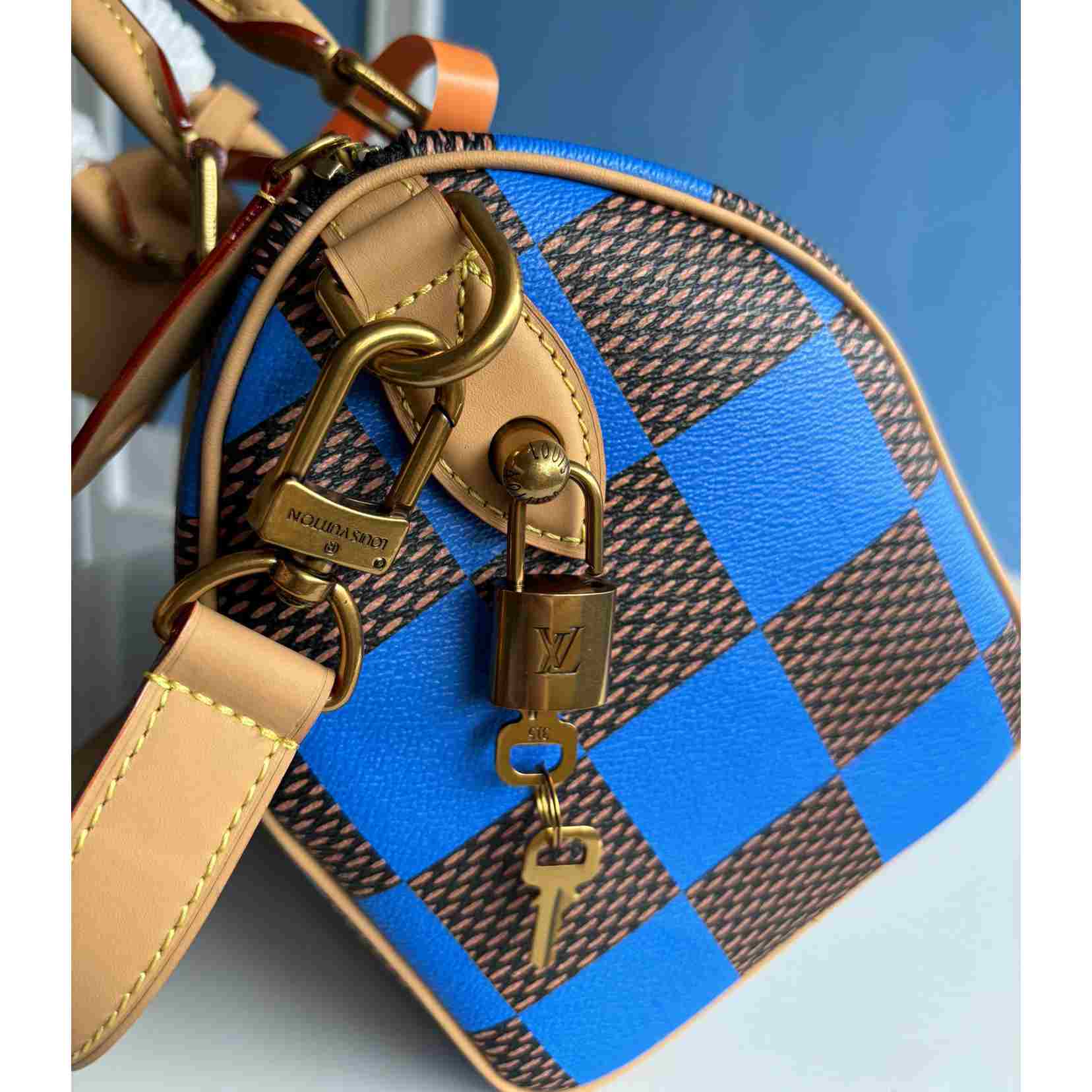 Louis Vuitton Speedy 25 Bandoulière Damier Pop   N40585 - FashionPlug