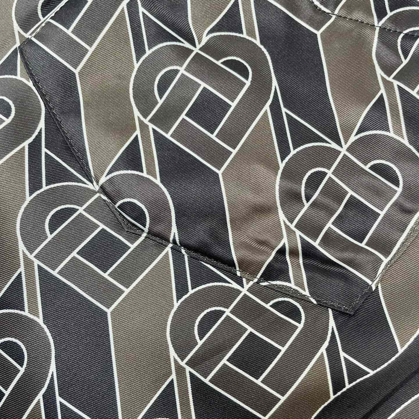 Casablanca Heart Monogram-print Silk Trousers CA3463 - FashionPlug