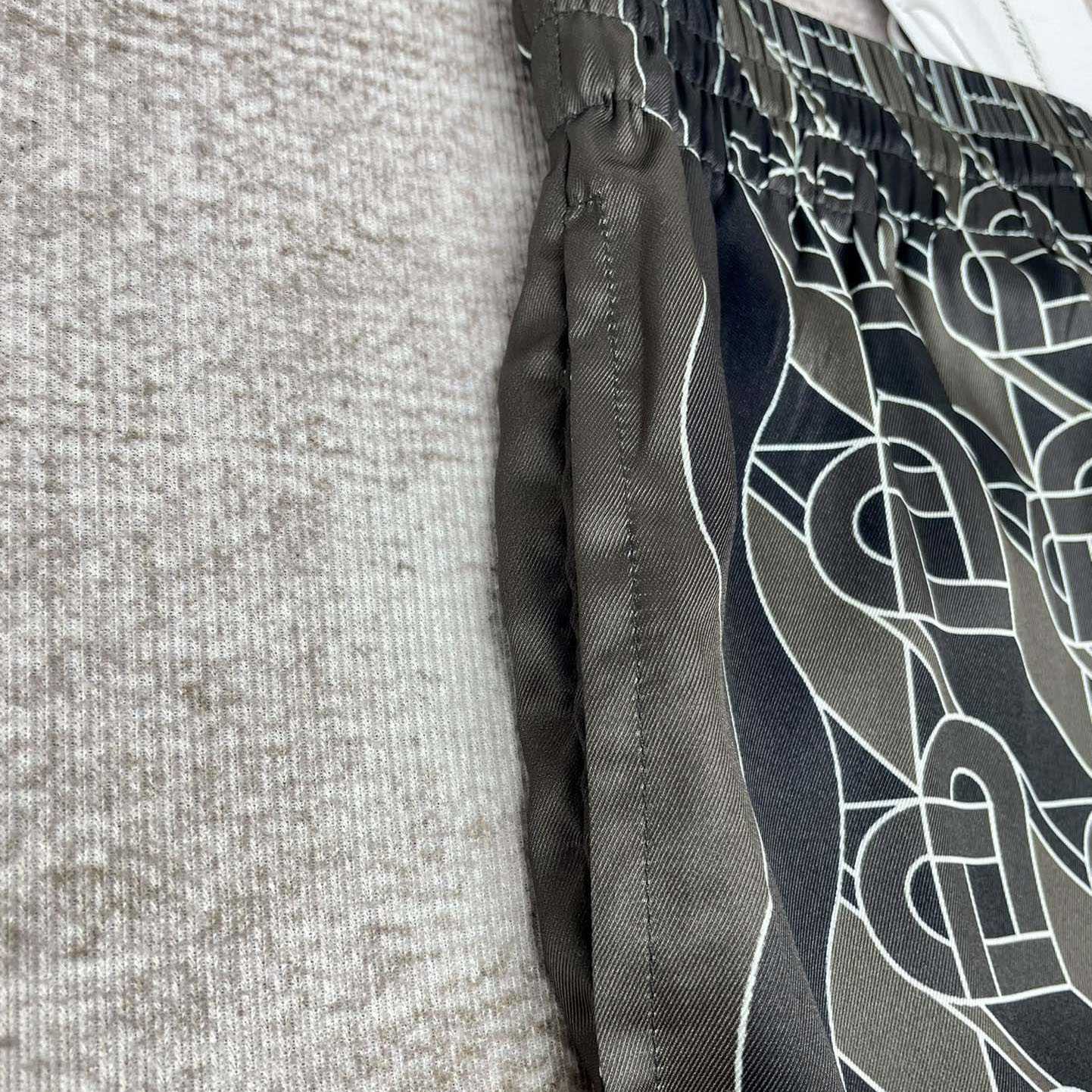 Casablanca Heart Monogram-print Silk Trousers CA3463 - FashionPlug