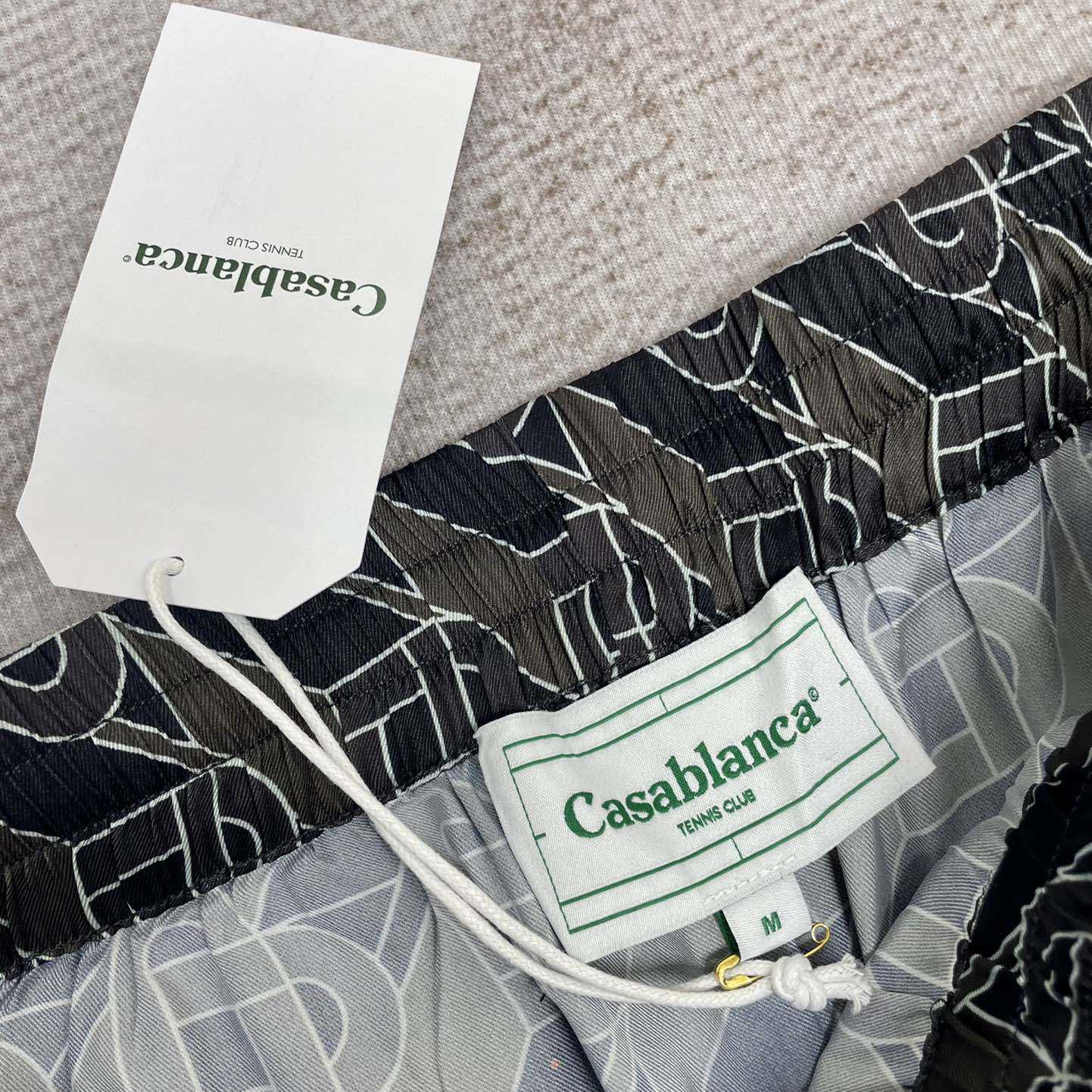 Casablanca Heart Monogram-print Silk Trousers CA3463 - FashionPlug