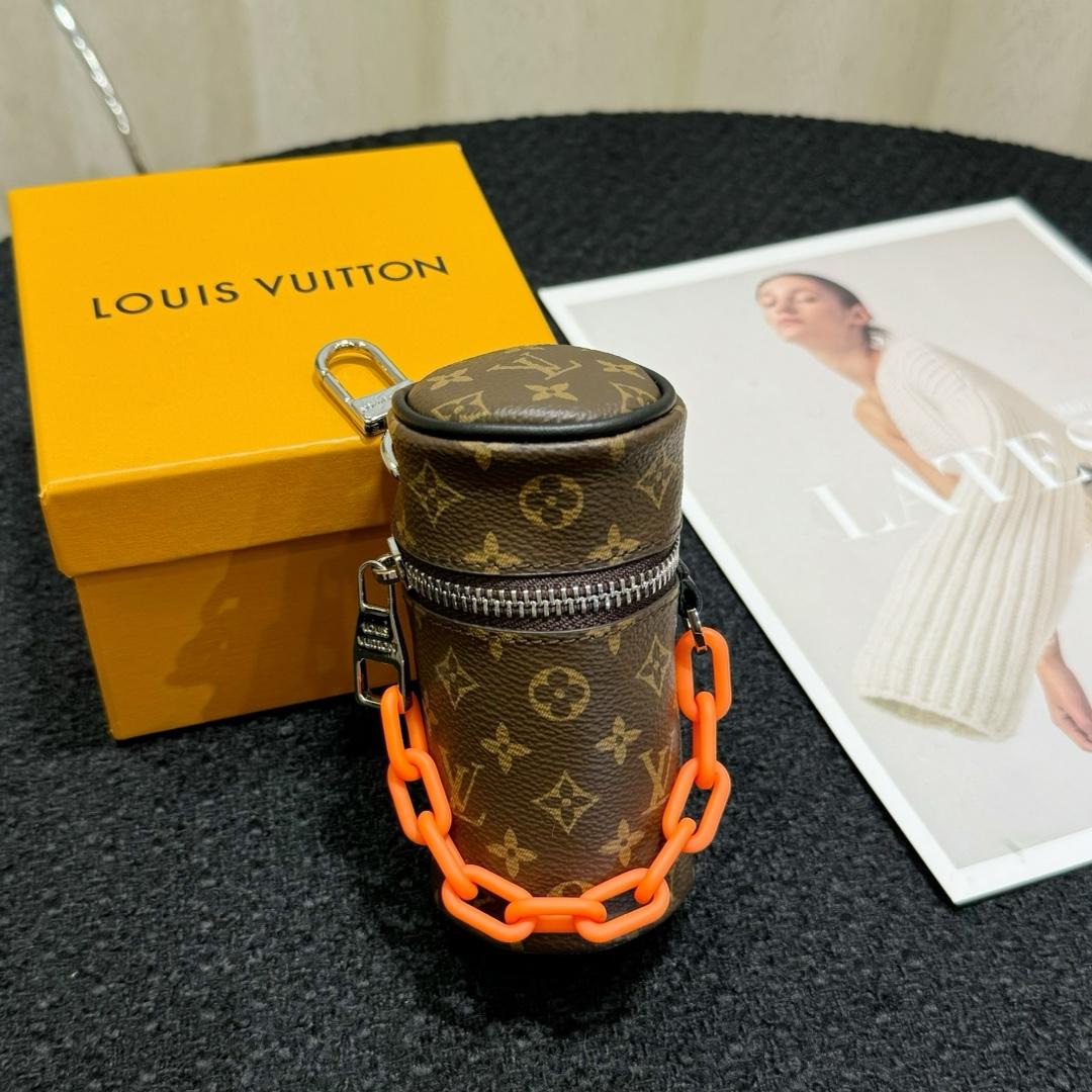 Louis Vuitton Monogram Barrel Pouch Bag Charm - FashionPlug