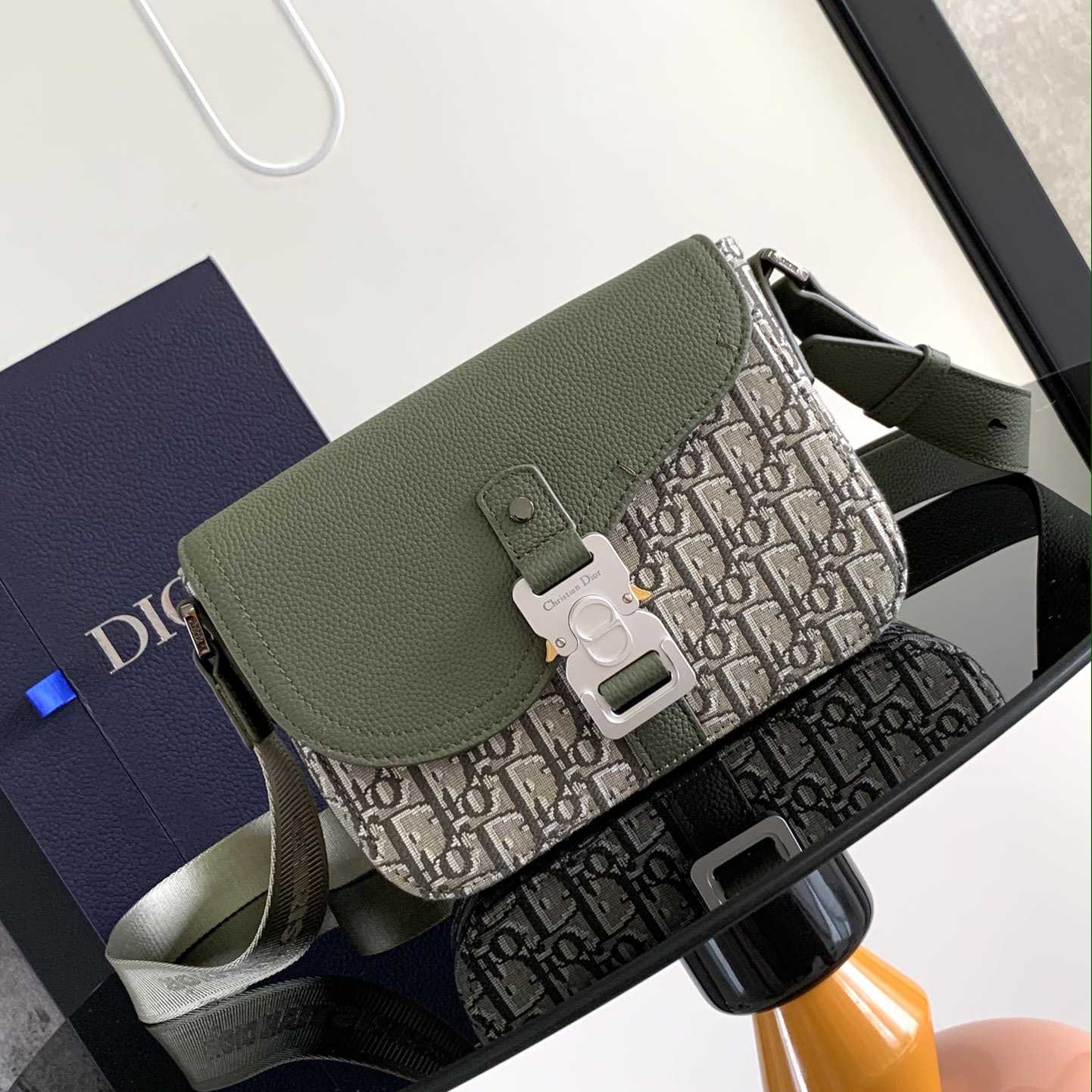 Dior Small Saddle Messenger Bag With Flap - FashionPlug