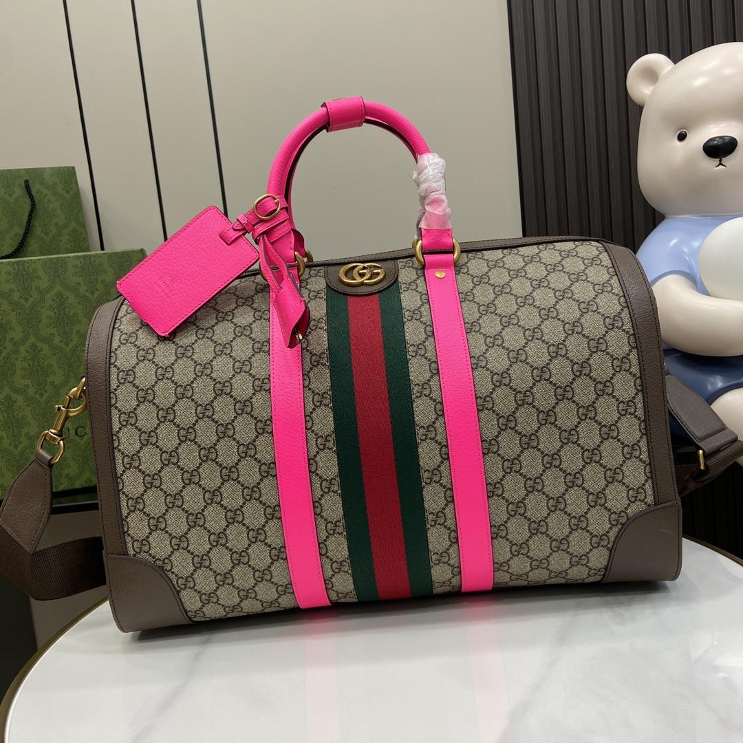 Gucci Savoy Medium Duffle Bag  - FashionPlug