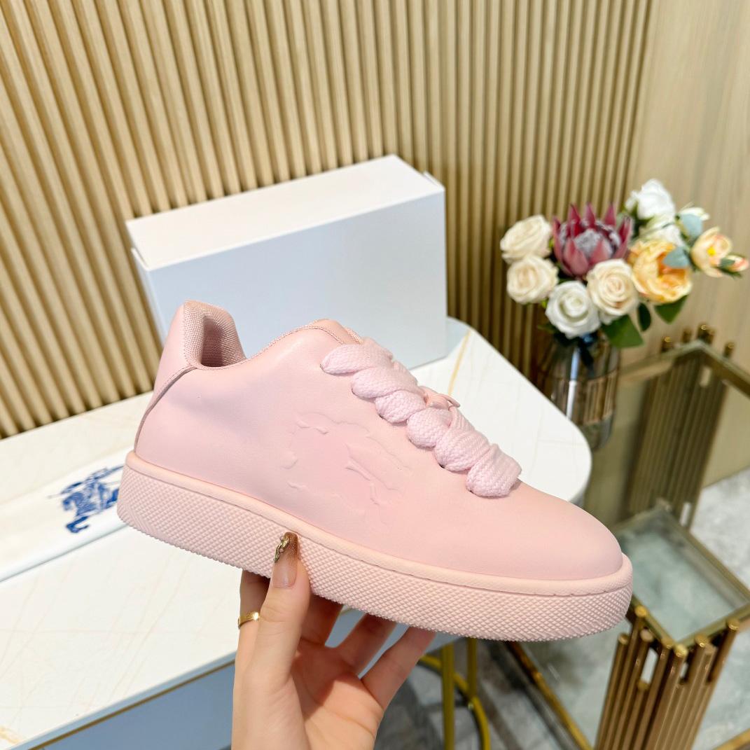 Burberry Leather Box Sneakers - FashionPlug