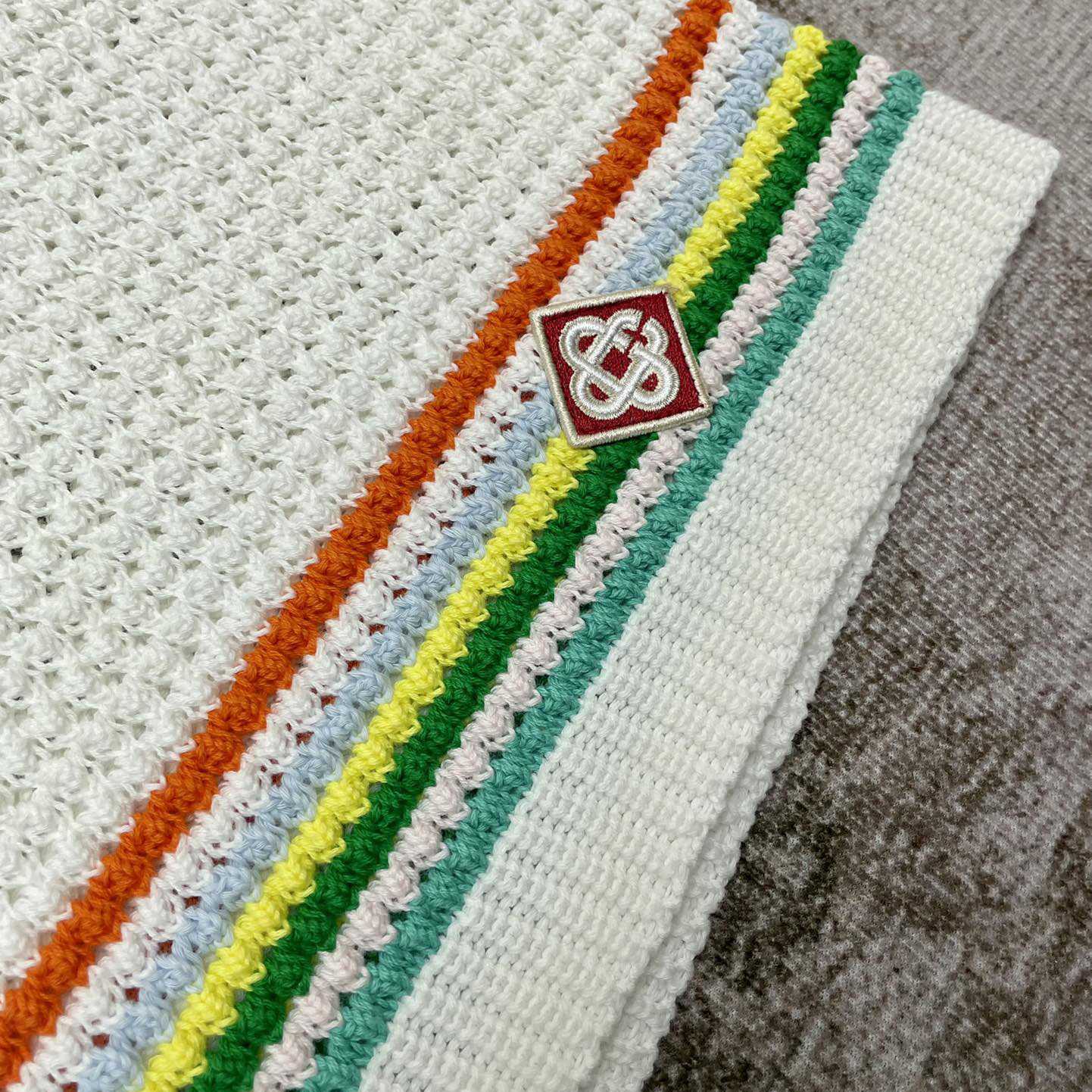 Casablanca Tennis crochet-knit Shorts    m1031 - FashionPlug