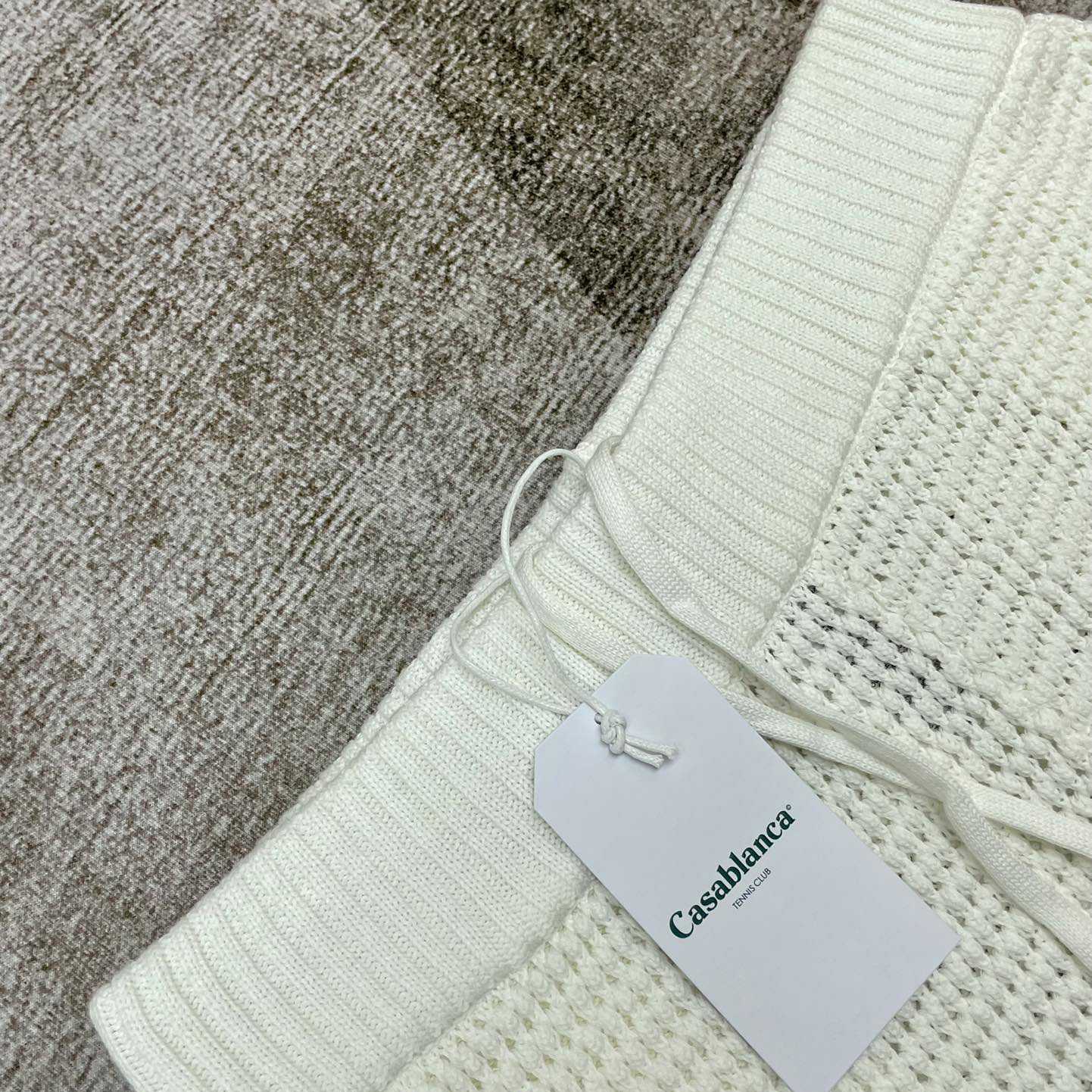 Casablanca Tennis crochet-knit Shorts    m1031 - FashionPlug