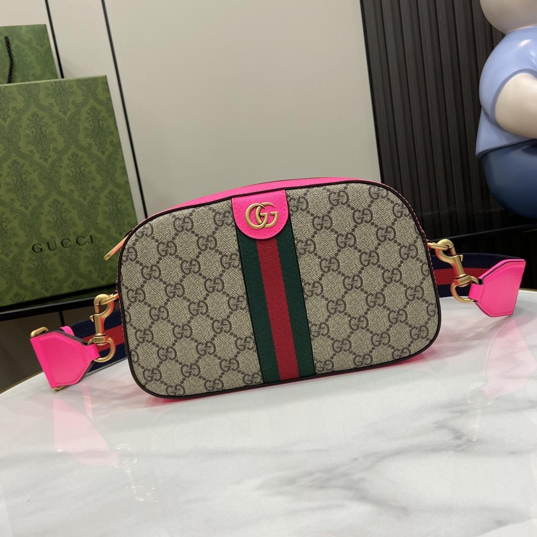Gucci Ophidia GG Small Crossbody Bag  - FashionPlug