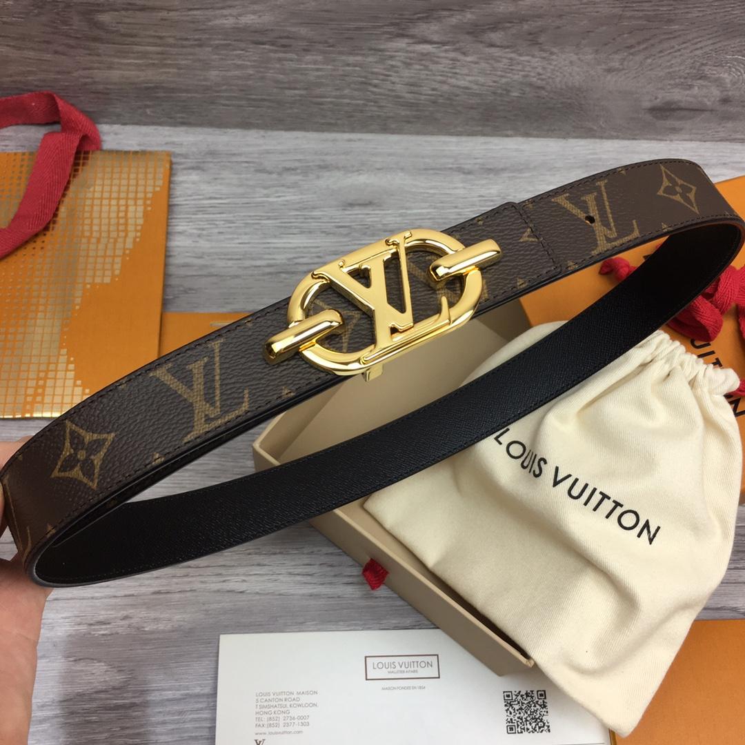 Louis Vuitton 30MM Reversible Belt - FashionPlug