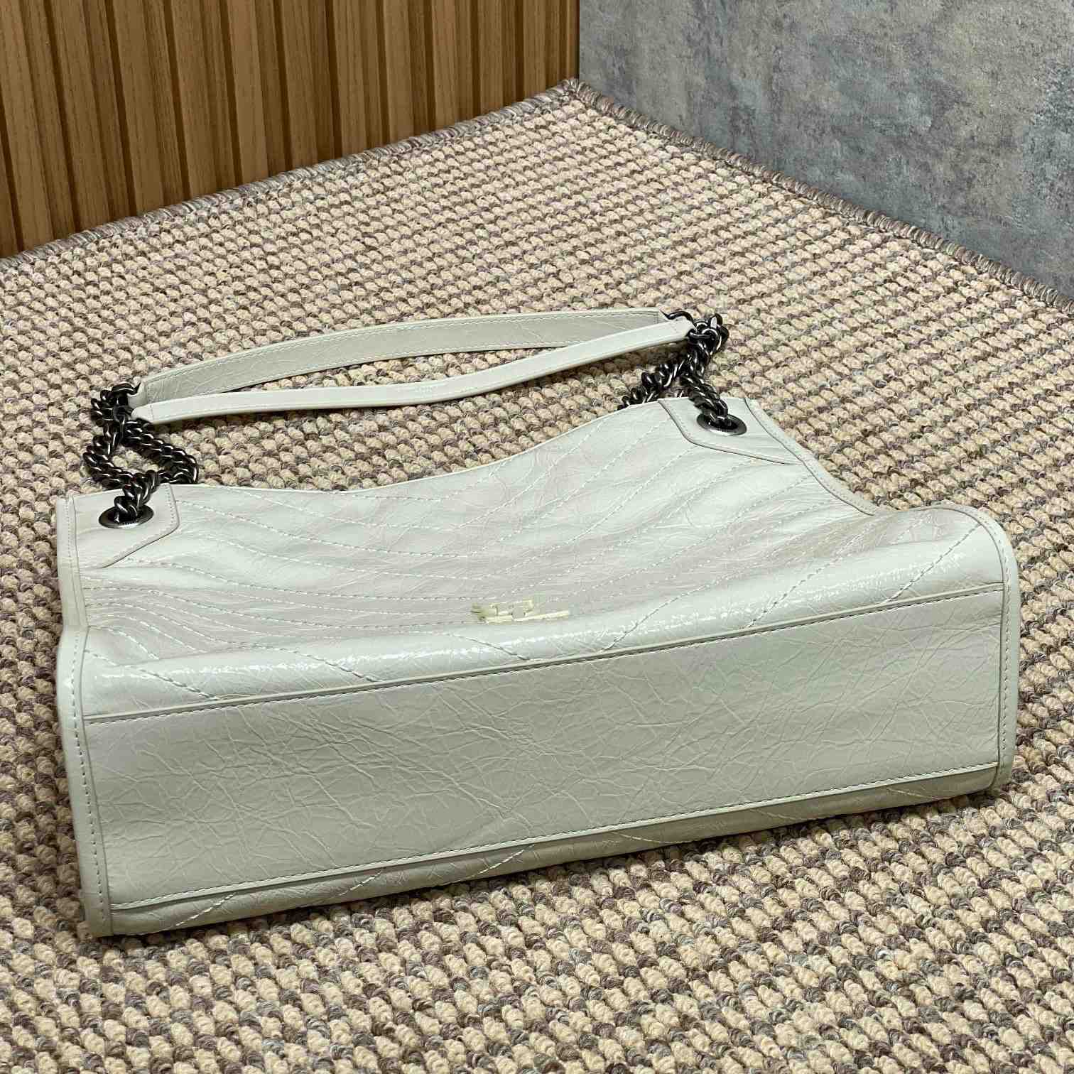 Saint Laurent NiKi Shopping In Vintage Leather - FashionPlug
