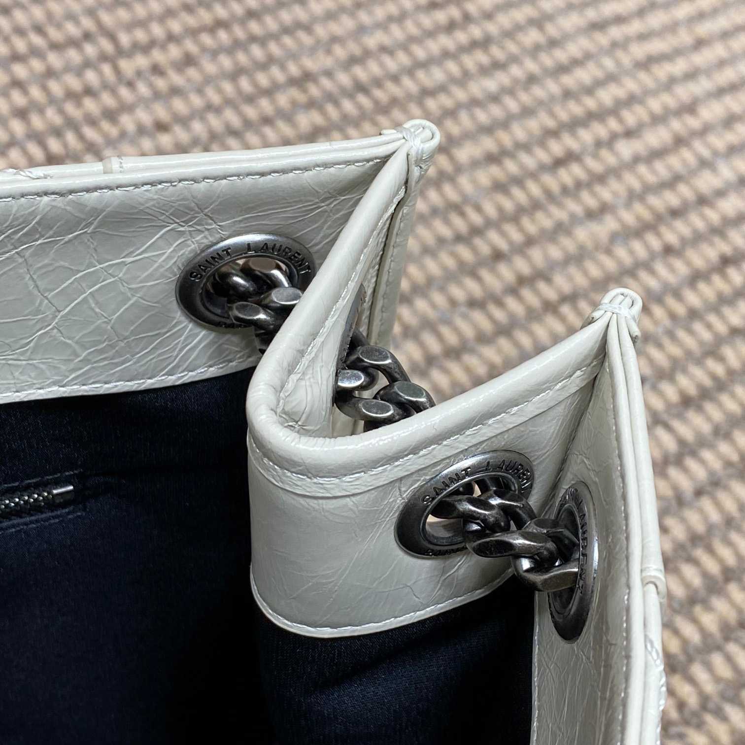 Saint Laurent NiKi Shopping In Vintage Leather - FashionPlug