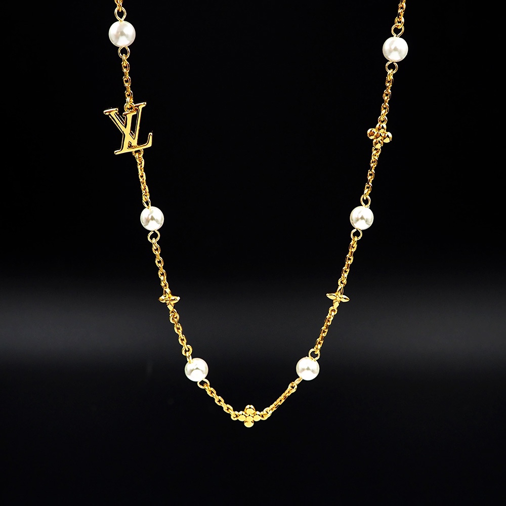 Louis Vuitton Louisa Necklace   M01610 - FashionPlug