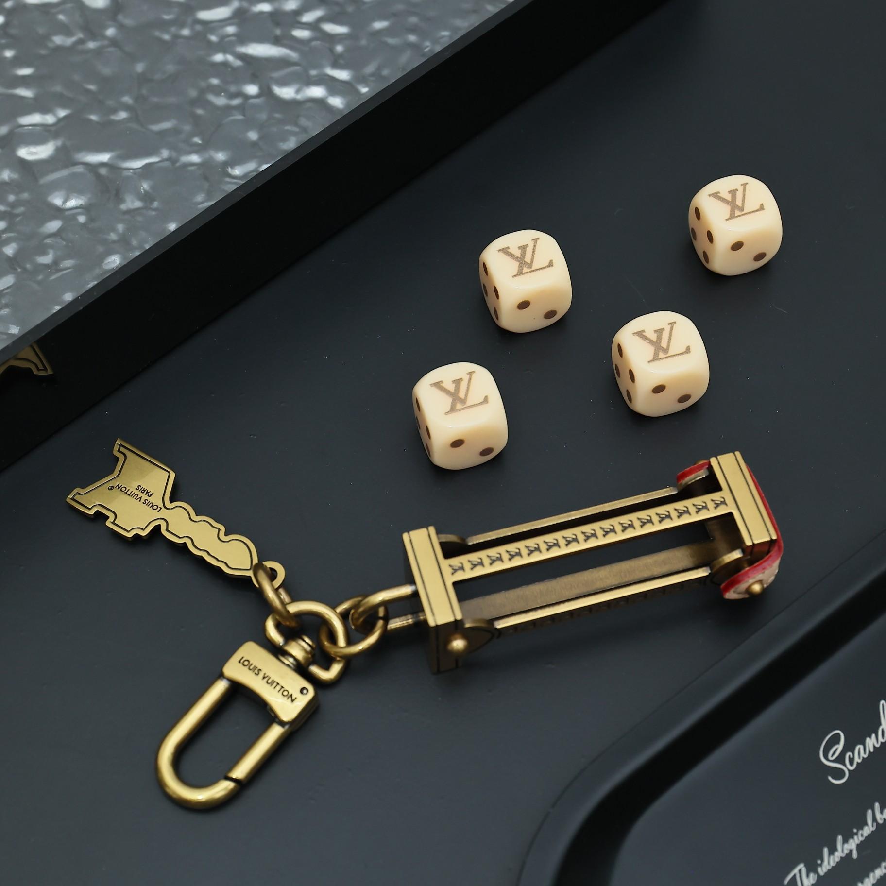 Louis Vuitton LV Lovers Dice Bag Charm & Key Holder  M01750 - FashionPlug