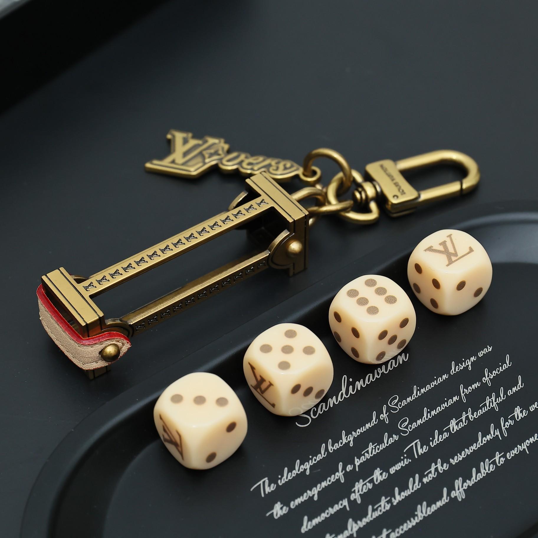 Louis Vuitton LV Lovers Dice Bag Charm & Key Holder  M01750 - FashionPlug