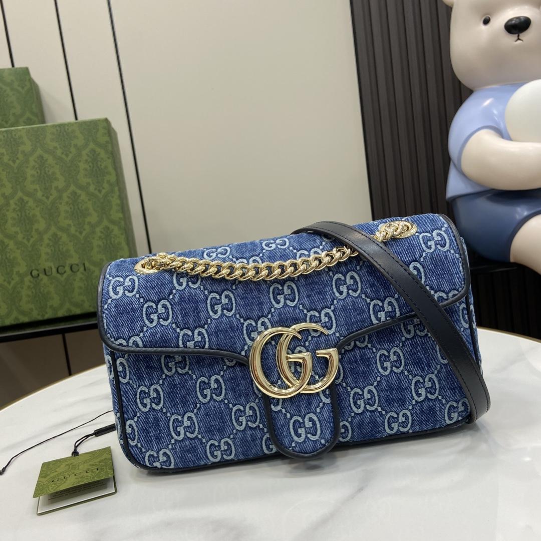 Gucci GG Marmont Small Shoulder Bag - FashionPlug