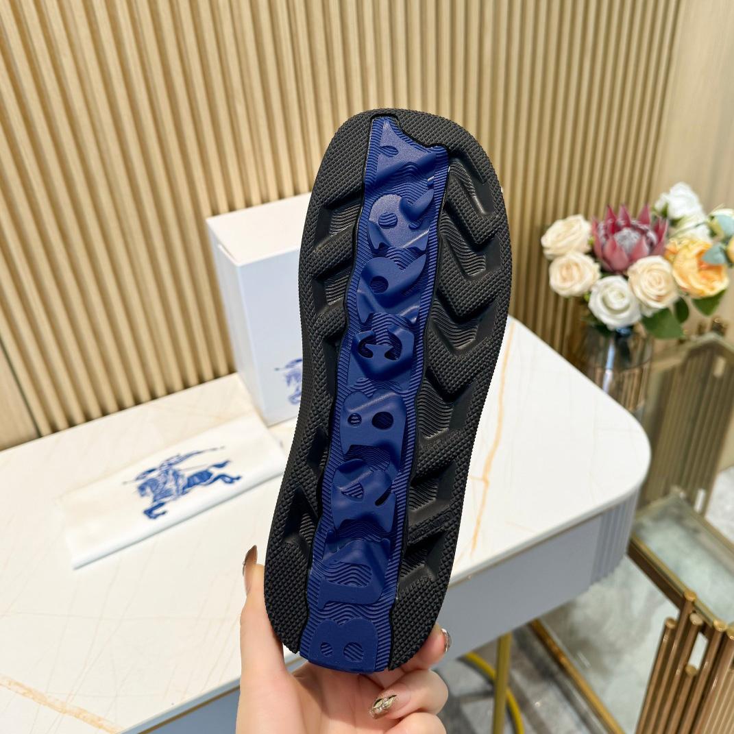 Burberry Leather Box Sneakers - FashionPlug