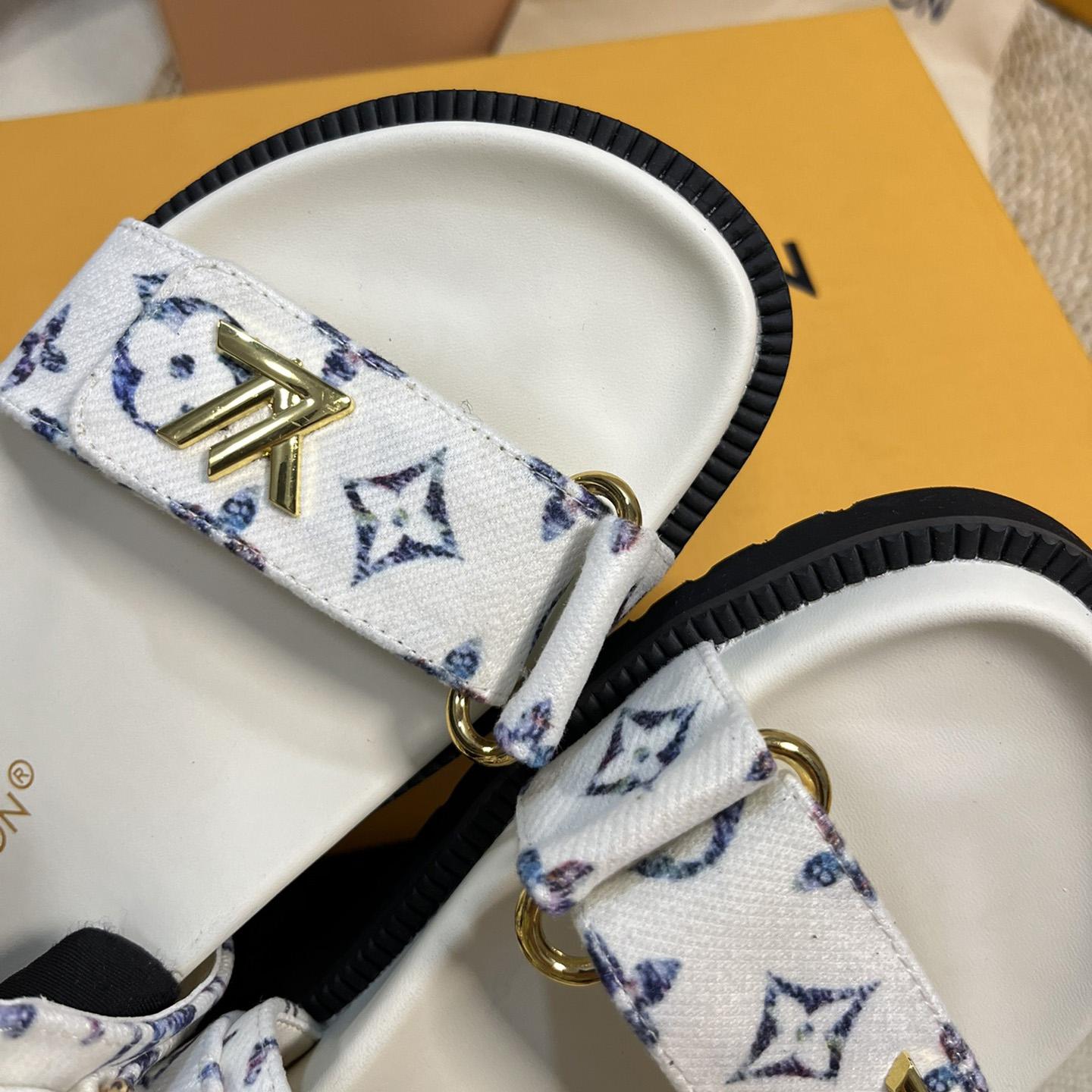 Louis Vuitton LV Sunset Comfort Flat Sandal    - FashionPlug