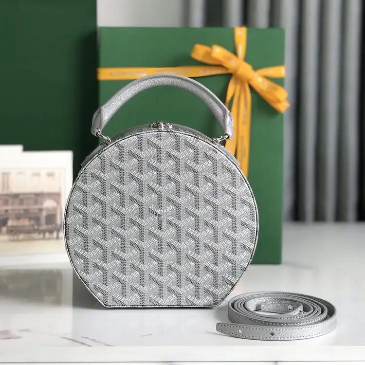 Goyard The Alto Hatbox Trunk Bag(18-16.5-7cm) - FashionPlug