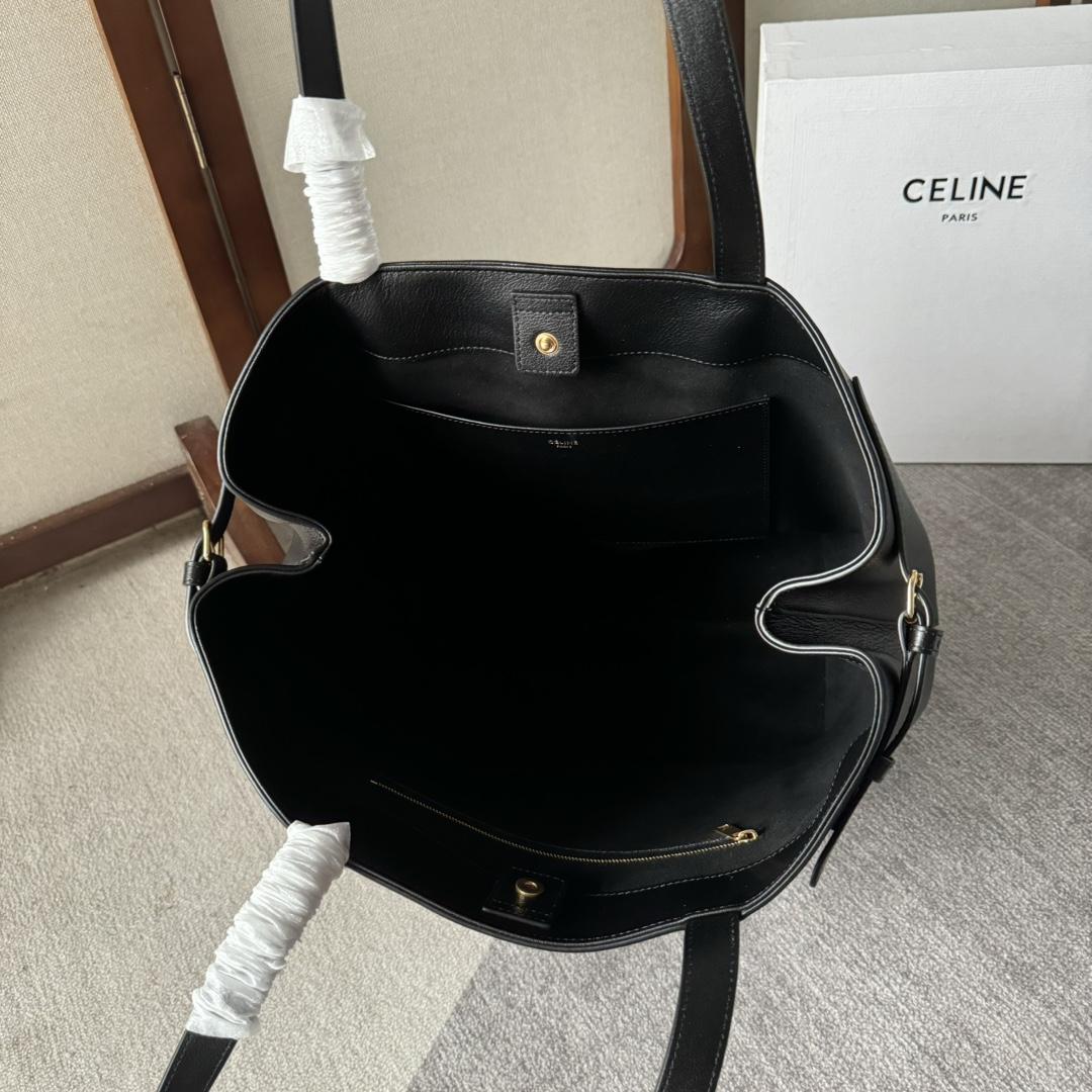 Celine Medium Cabas Anais Cuir Triomphe In Grained Calfskin - FashionPlug
