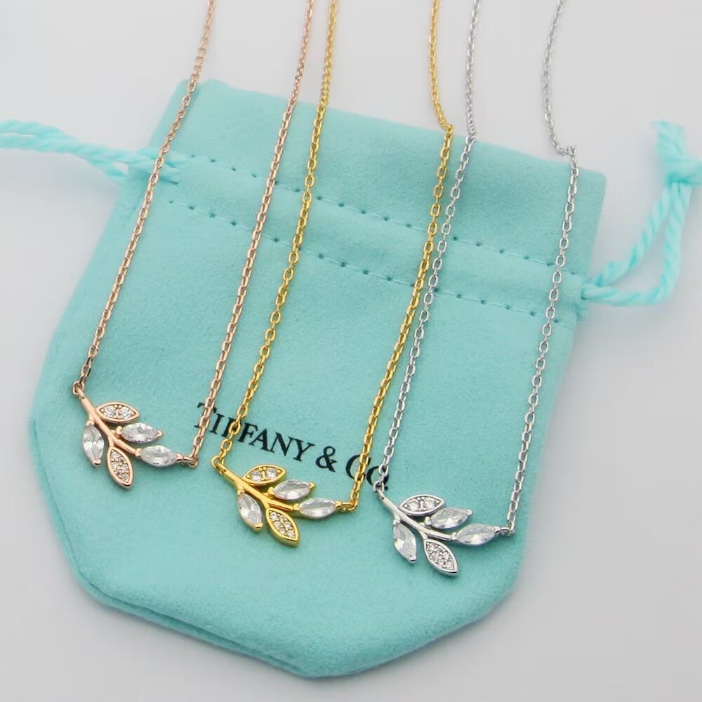 Tiffany & Co. Diamond Vine Pendant - FashionPlug
