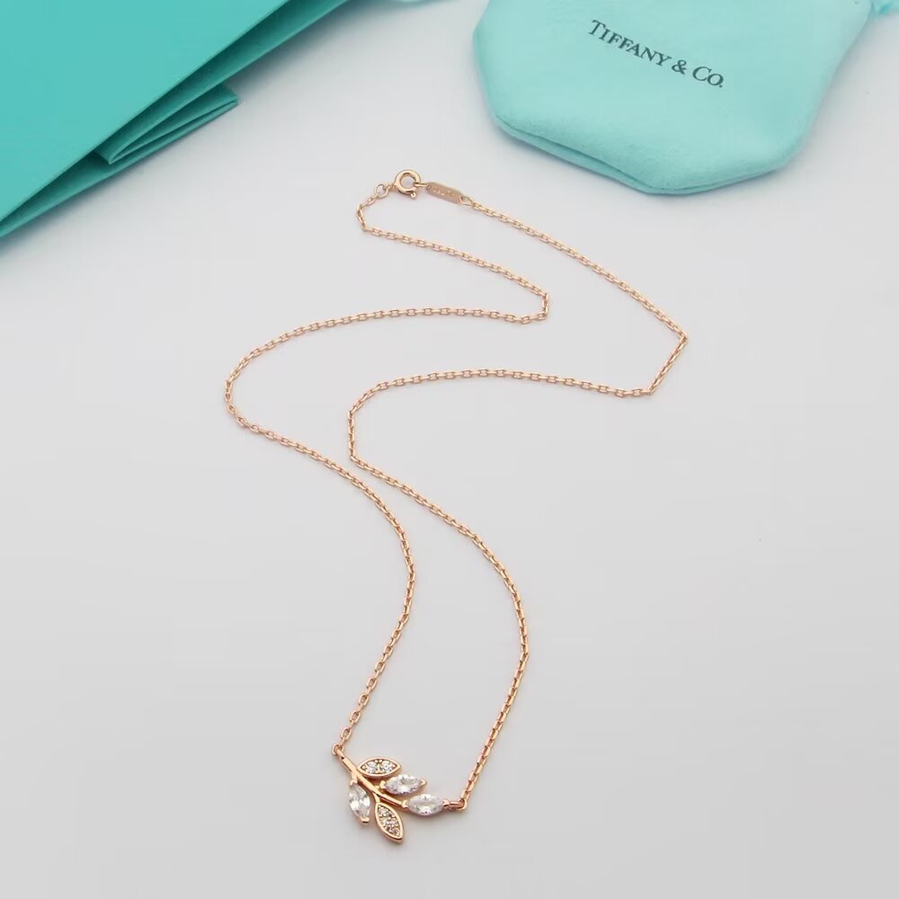 Tiffany & Co. Diamond Vine Pendant - FashionPlug