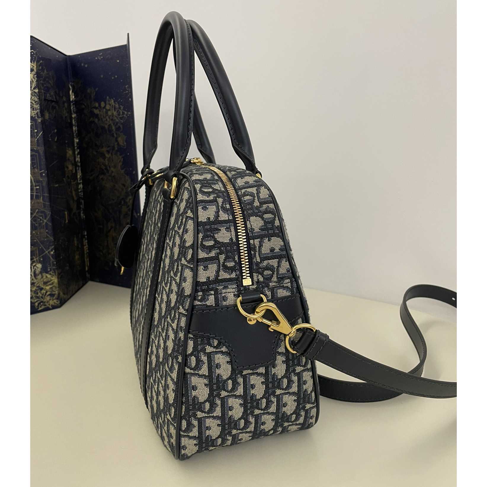 Dior Medium D-Vibe Bowling Bag - FashionPlug