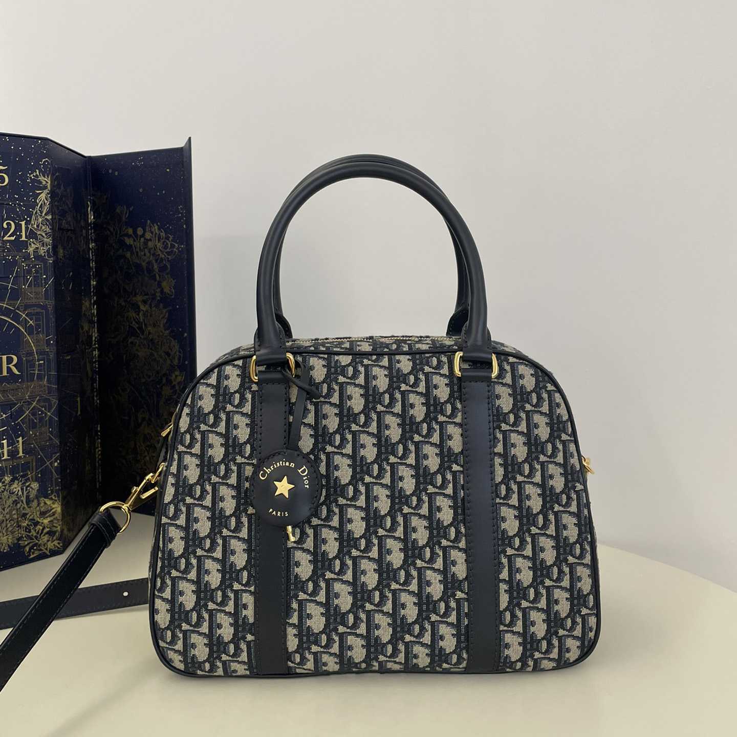 Dior Medium D-Vibe Bowling Bag - FashionPlug