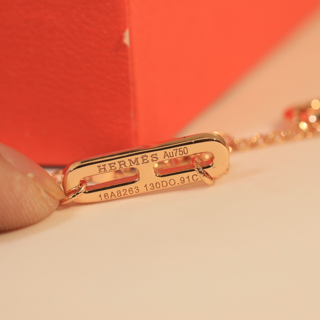 Hermes Chaine d'ancre Chaos Bracelet - FashionPlug