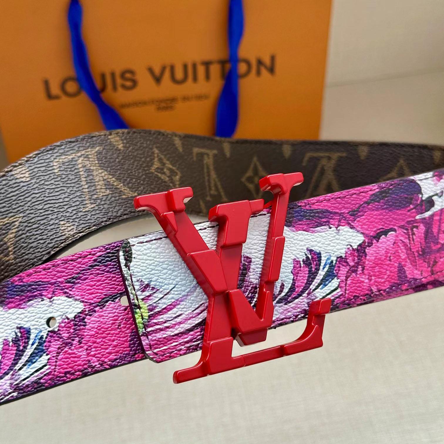 Louis Vuitton LV Tag 40mm Reversible Belt - FashionPlug