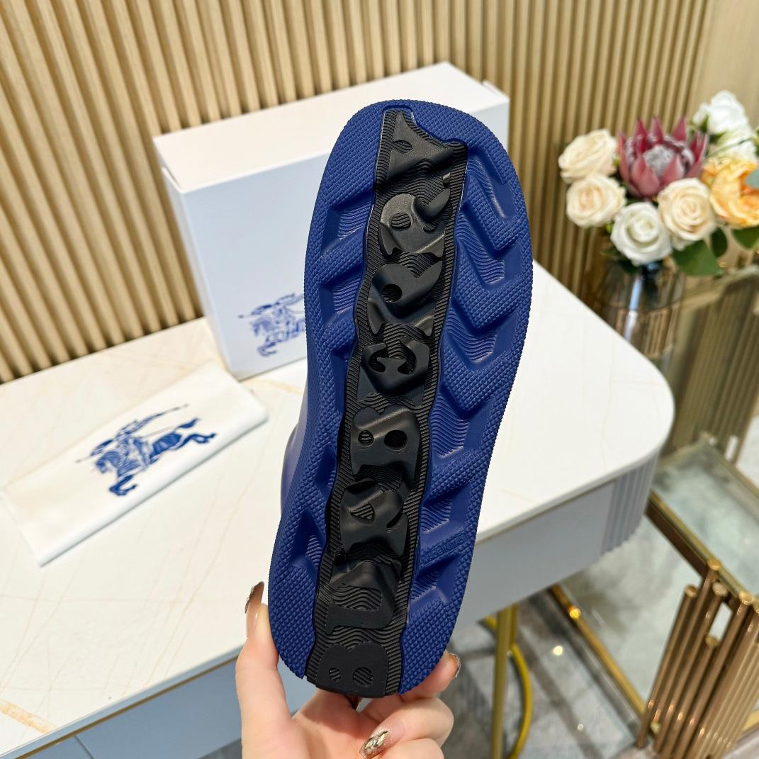 Burberry Leather Box Sneakers - FashionPlug