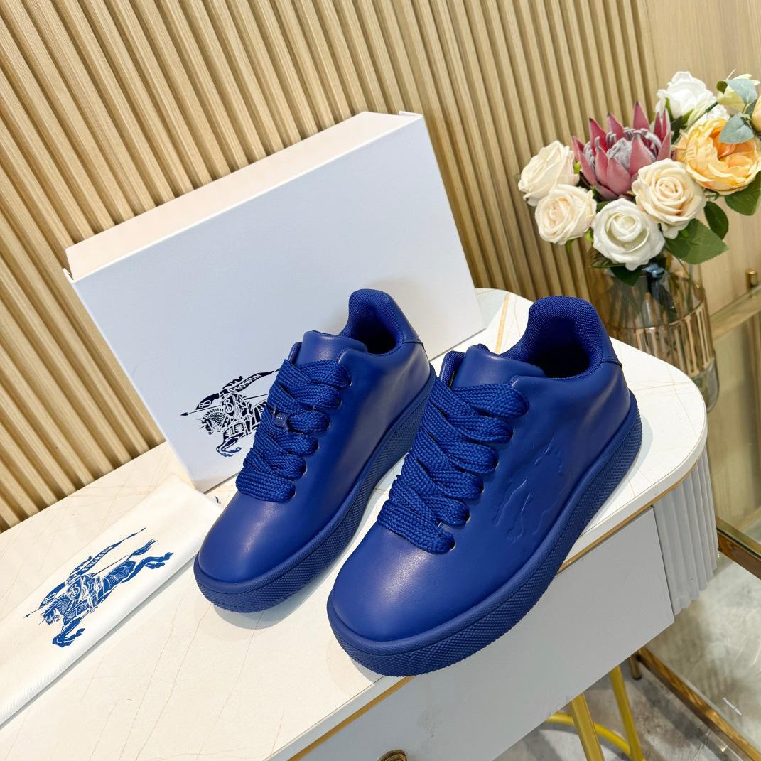 Burberry Leather Box Sneakers - FashionPlug