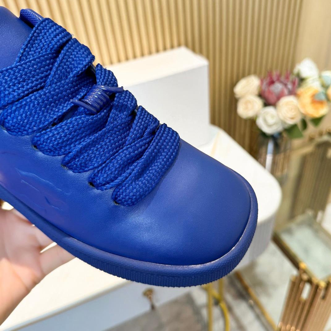 Burberry Leather Box Sneakers - FashionPlug