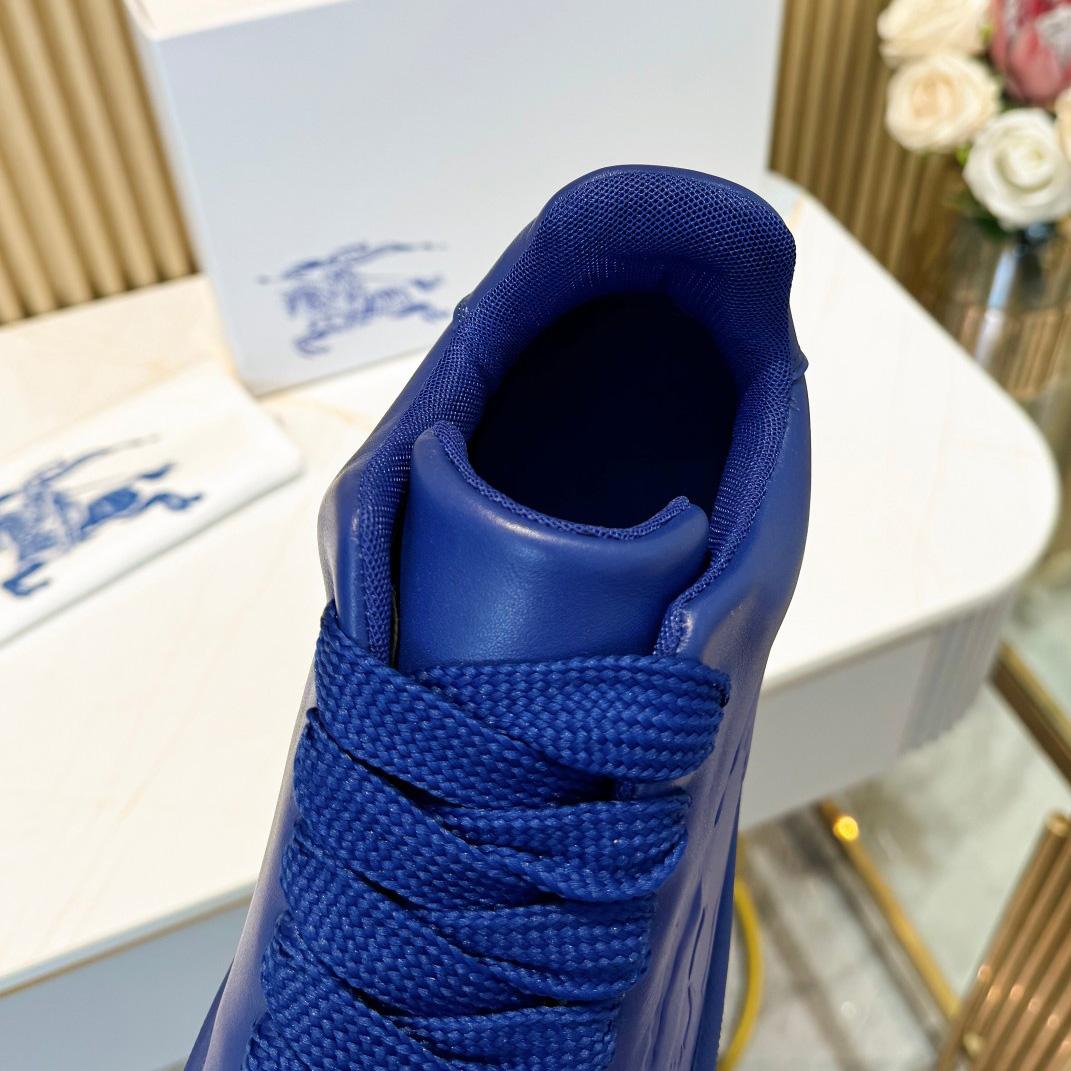 Burberry Leather Box Sneakers - FashionPlug