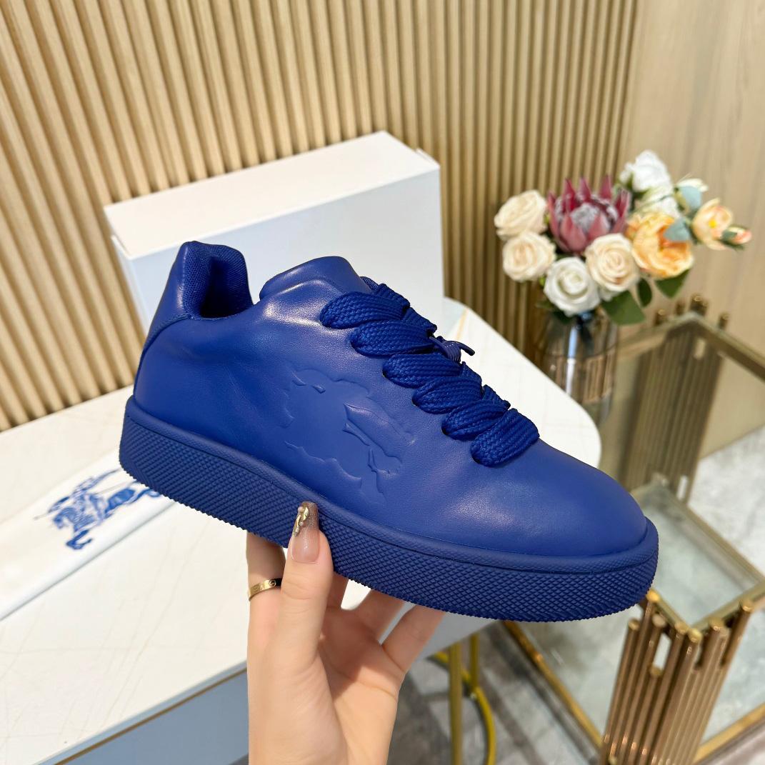Burberry Leather Box Sneakers - FashionPlug