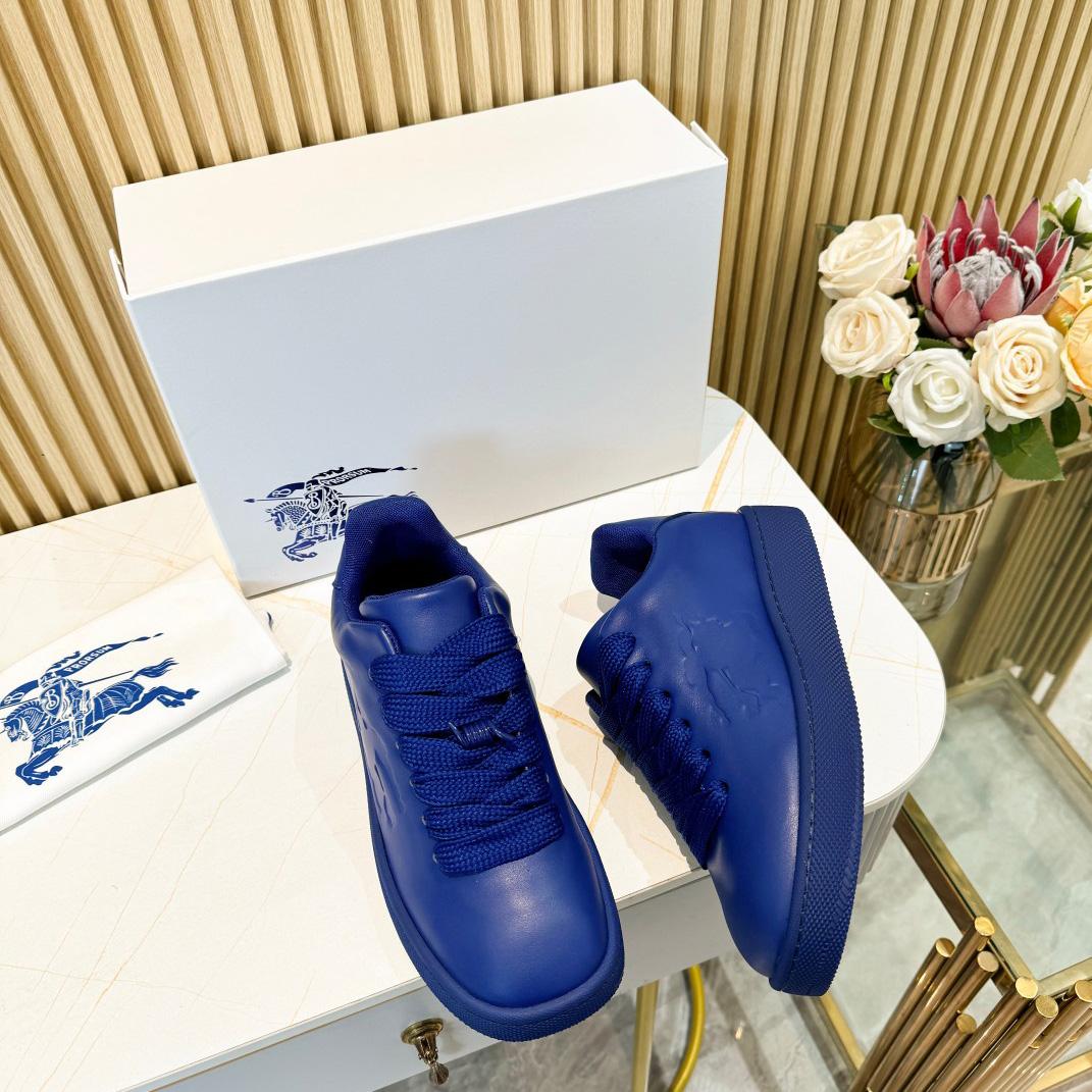 Burberry Leather Box Sneakers - FashionPlug