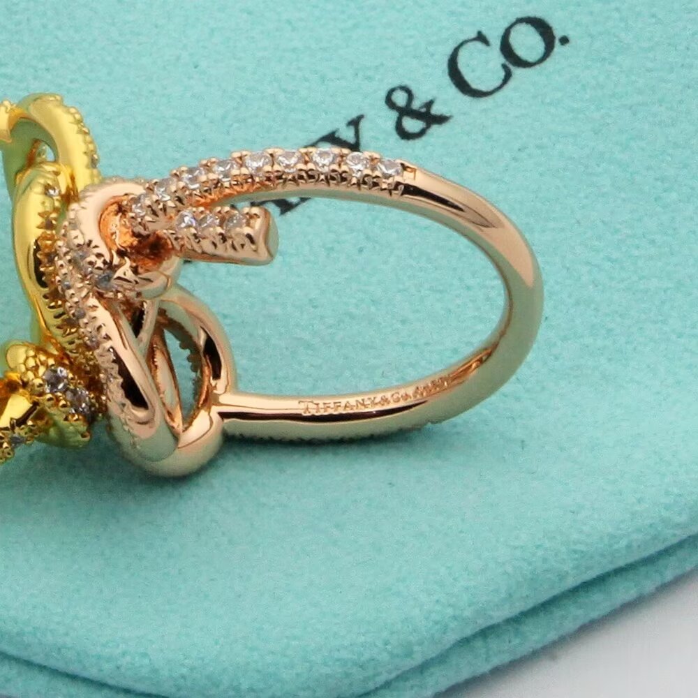 Tiffany & Co. Tiffany Keys Woven Keys Ring  - FashionPlug