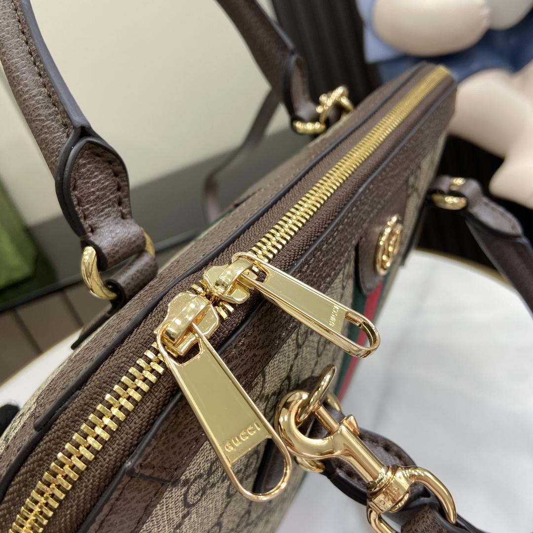 Gucci Ophidia Medium Top Handle Bag - FashionPlug