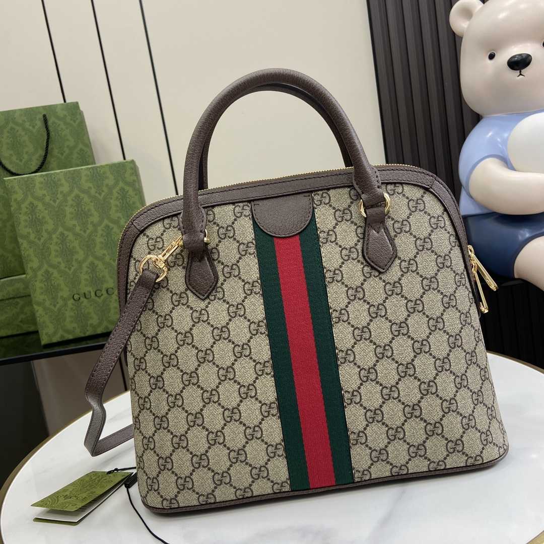 Gucci Ophidia Medium Top Handle Bag - FashionPlug