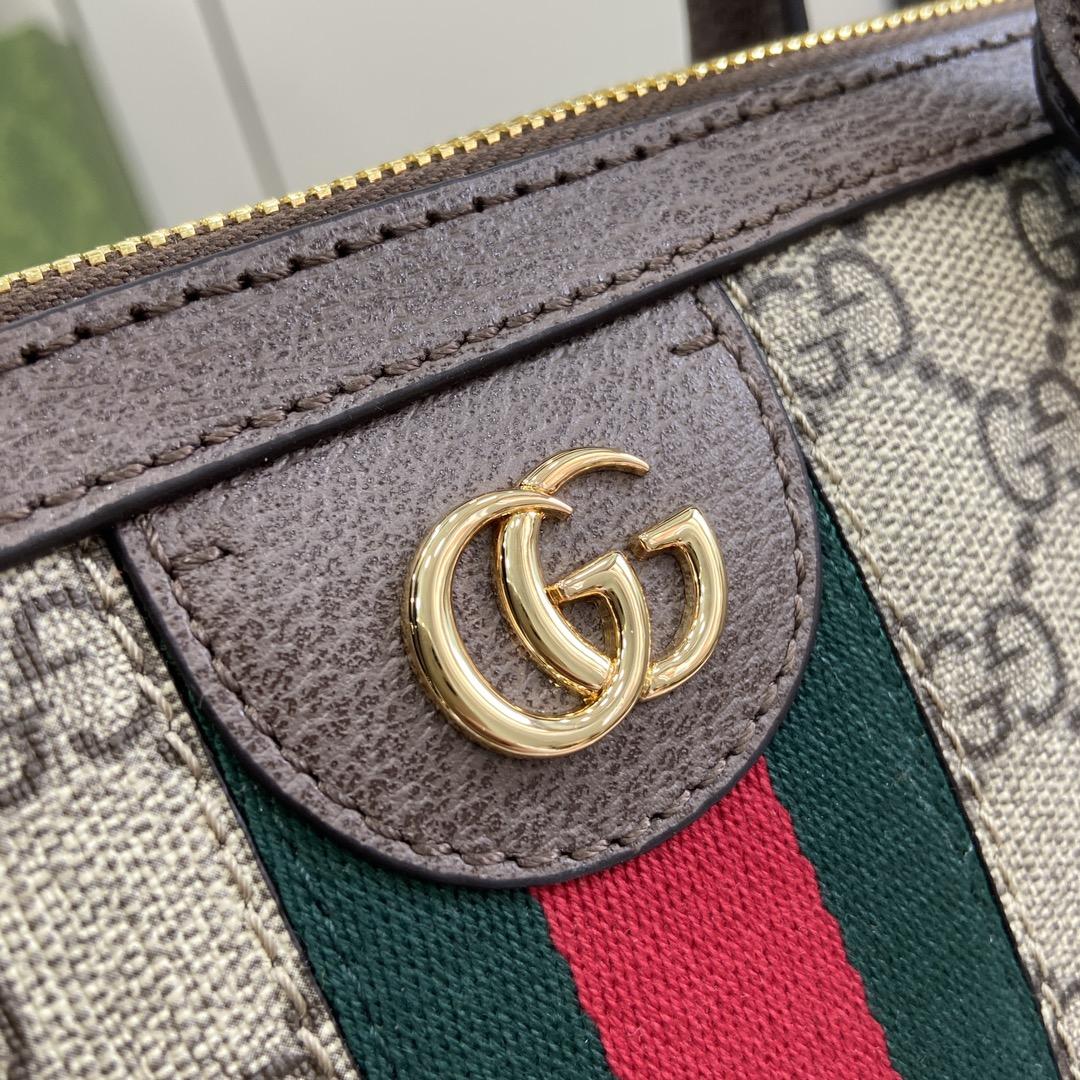 Gucci Ophidia Medium Top Handle Bag - FashionPlug