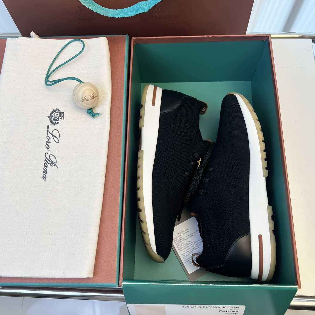 Loro Piana 360 Flexy Walk Sneakers - FashionPlug
