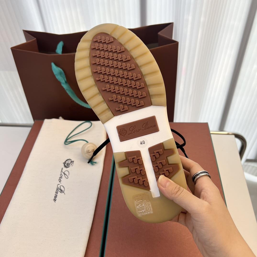Loro Piana 360 Flexy Walk Sneakers - FashionPlug