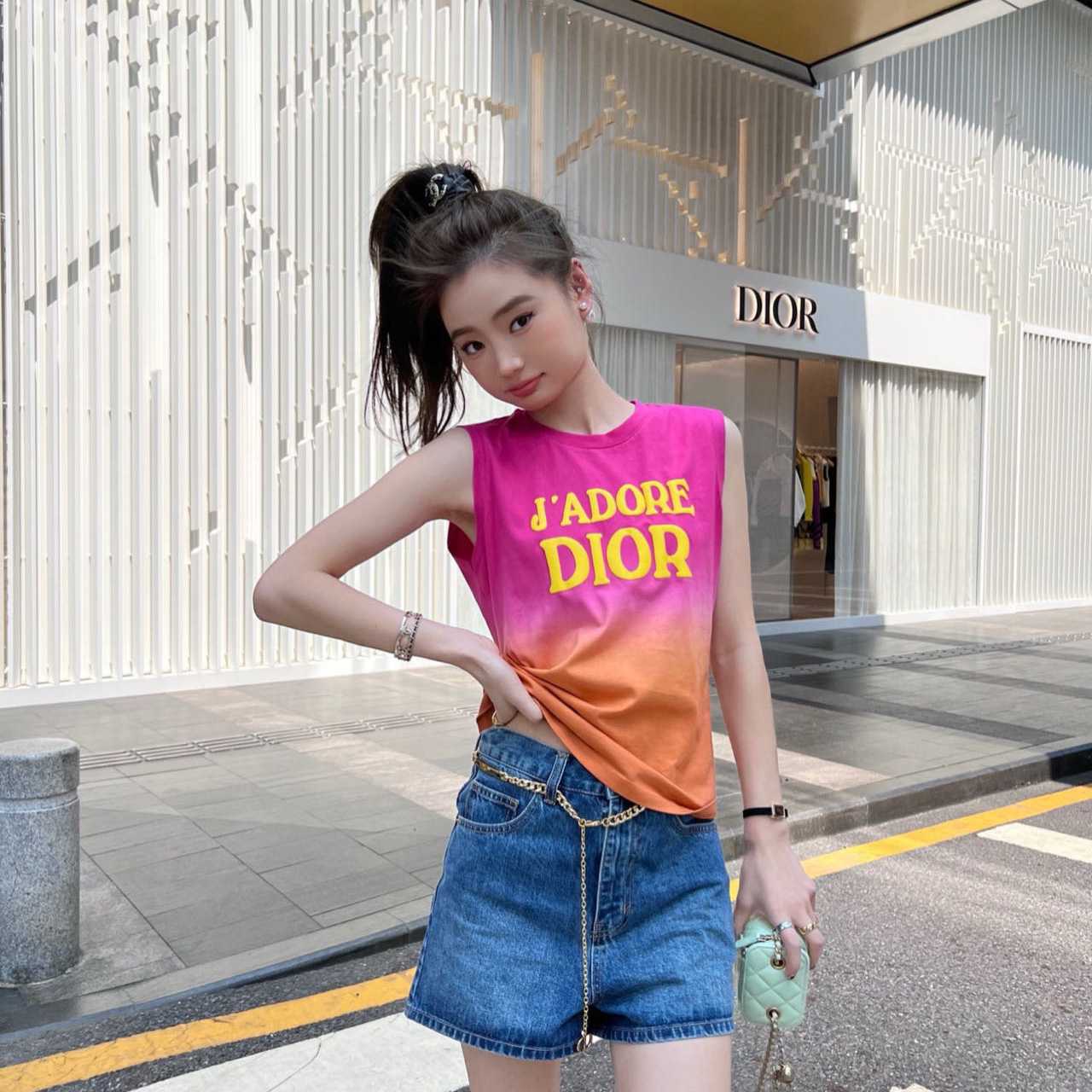 Dior Slogan-print Tank Top - FashionPlug