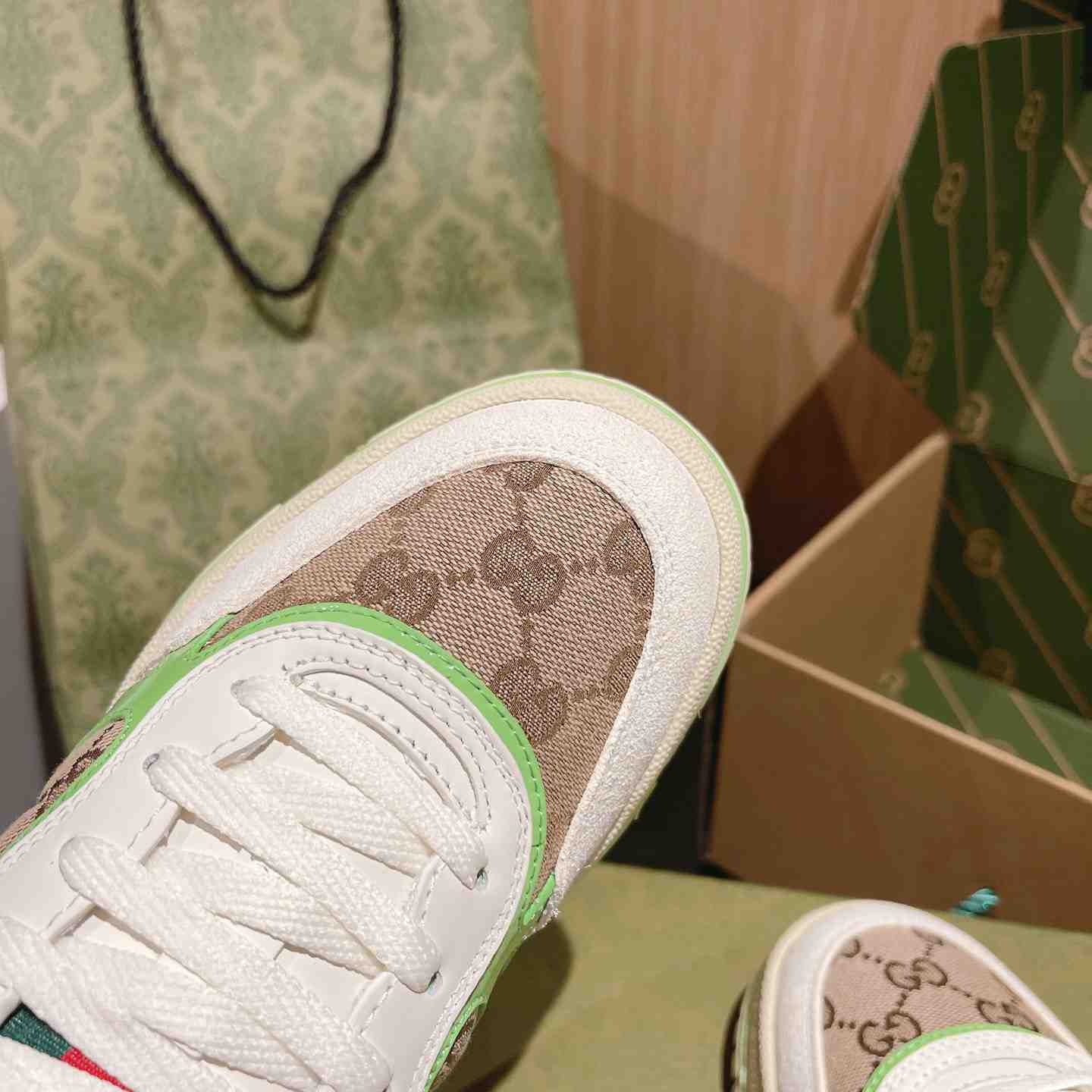 Gucci Re-Web Sneakers - FashionPlug