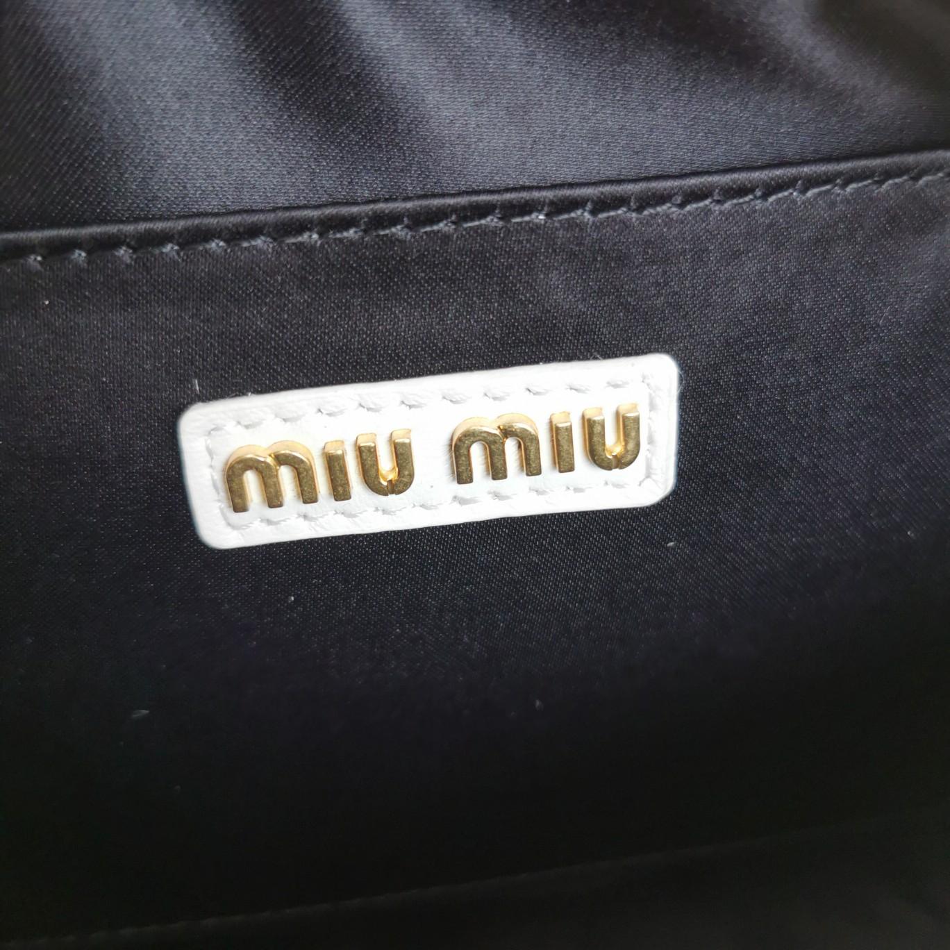 Miu Miu Arcadie Matelassé Nappa Leather Mini-bag - FashionPlug