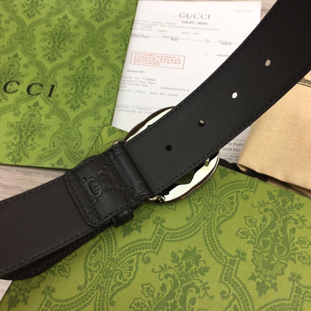 Gucci Leather Belt  40mm - FashionPlug