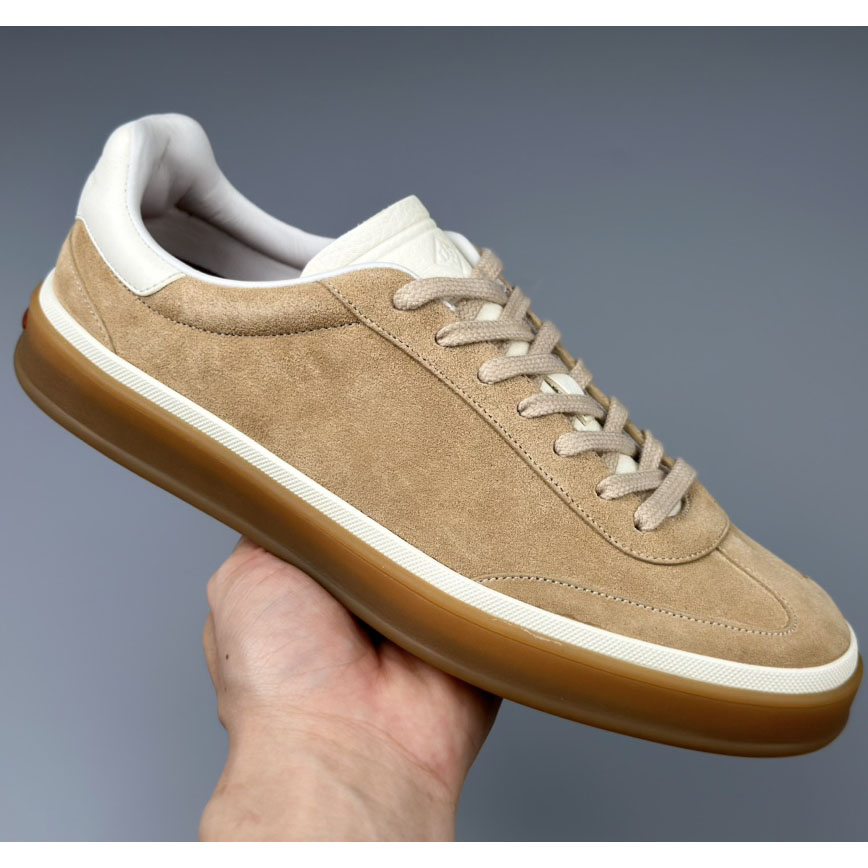 Loro Piana Low-top Lace-up Sneakers - FashionPlug
