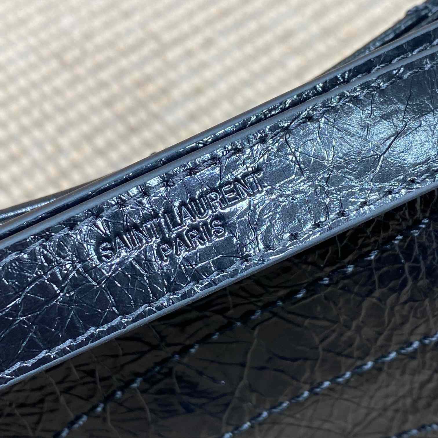Saint Laurent NiKi Shopping In Vintage Leather - FashionPlug