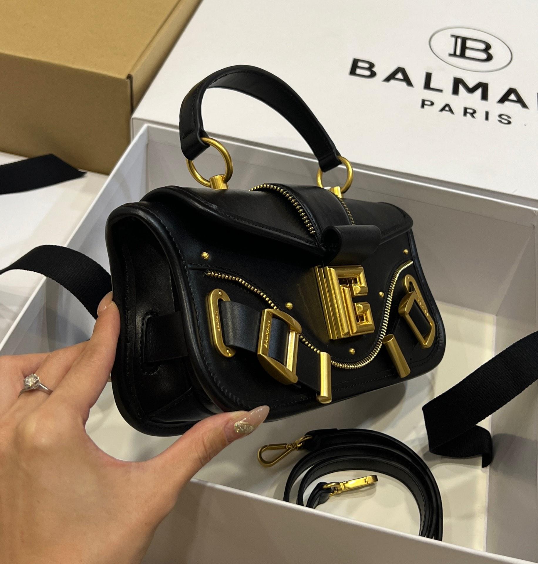 Balmain Blaze Crossbody Bag   (26*11.5*3cm) - FashionPlug