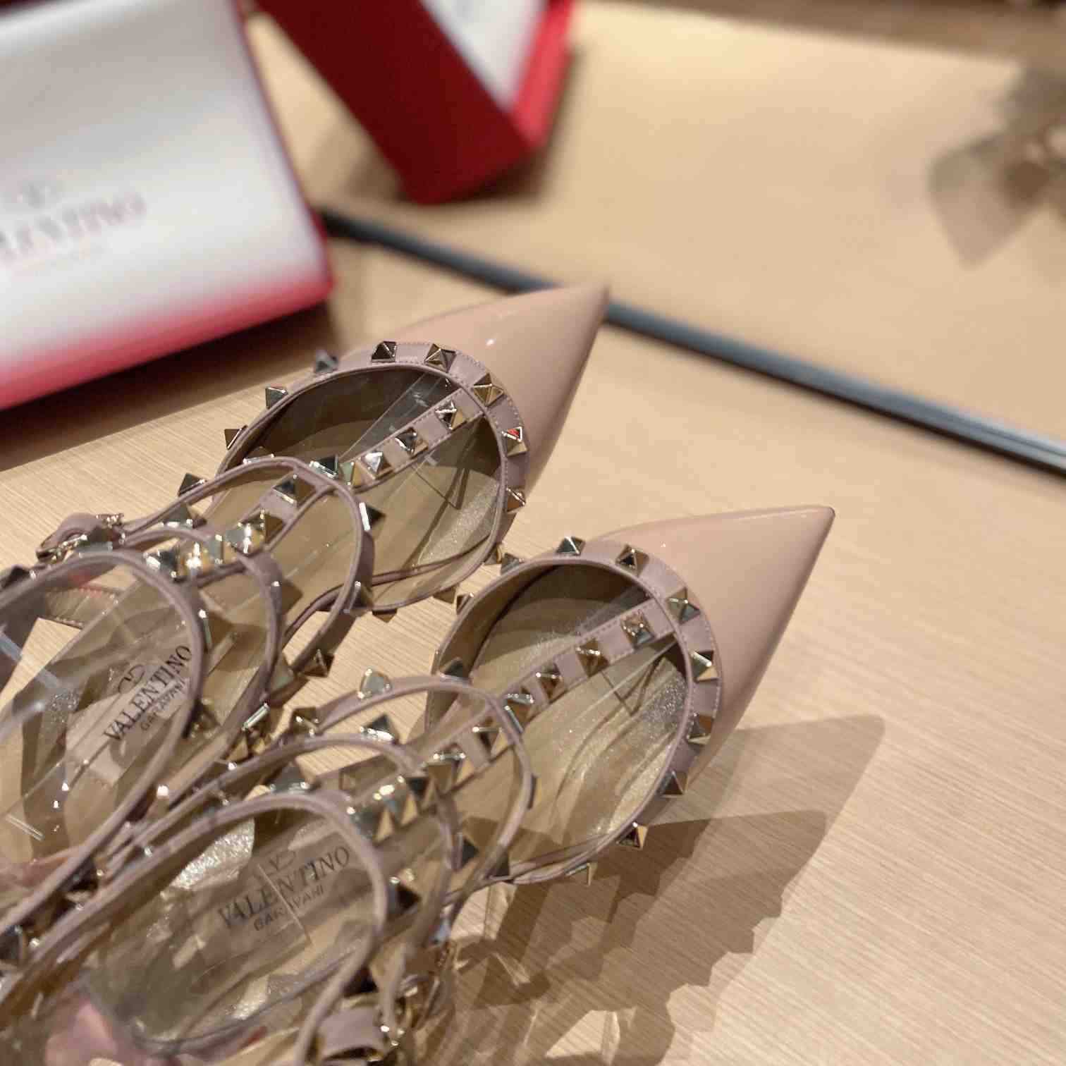 Valenti Garavani Rockstud 65mm Caged Pumps - FashionPlug