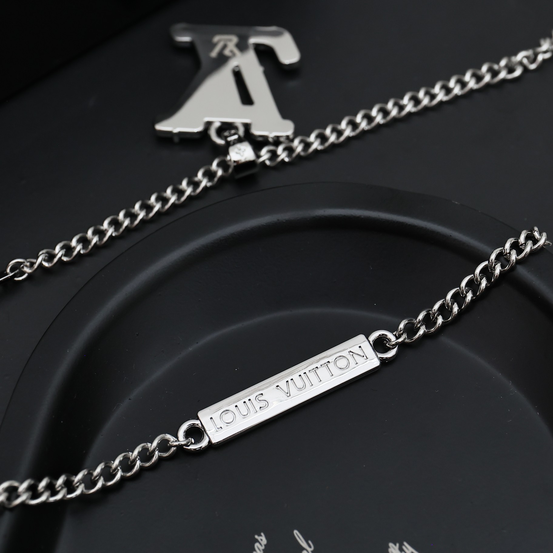 Louis Vuitton Monogram Chain Pendant - FashionPlug